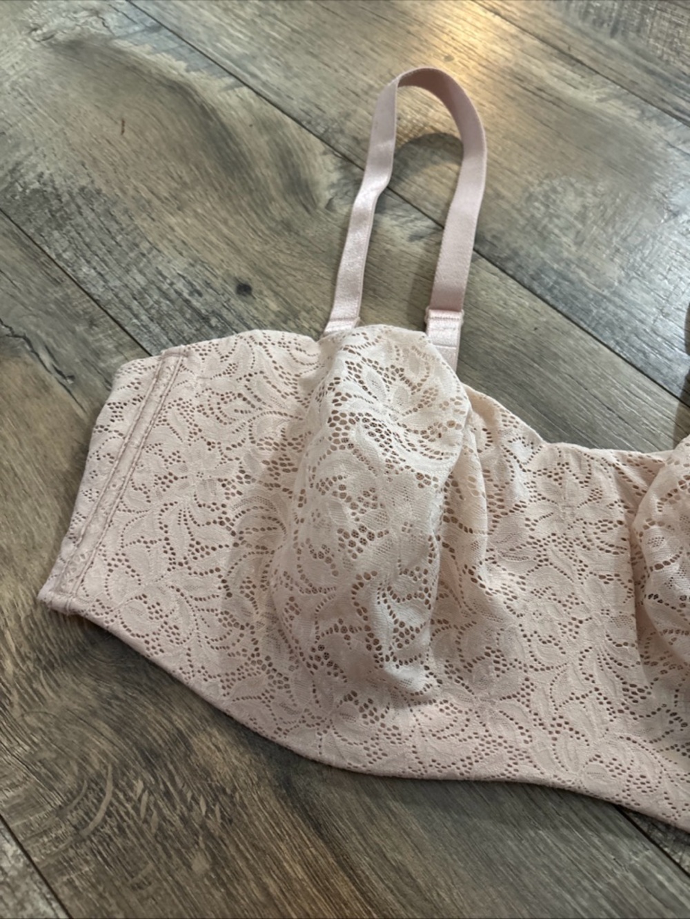 Torrid Strapless Unlined Bra Size 40D Dusty Rose Nude - Picture 3 of 6